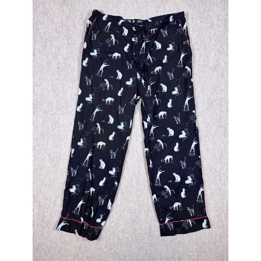 k29. The Met Museum of Art Cat Print Pajama Pants size L/XL Lounge Bottoms